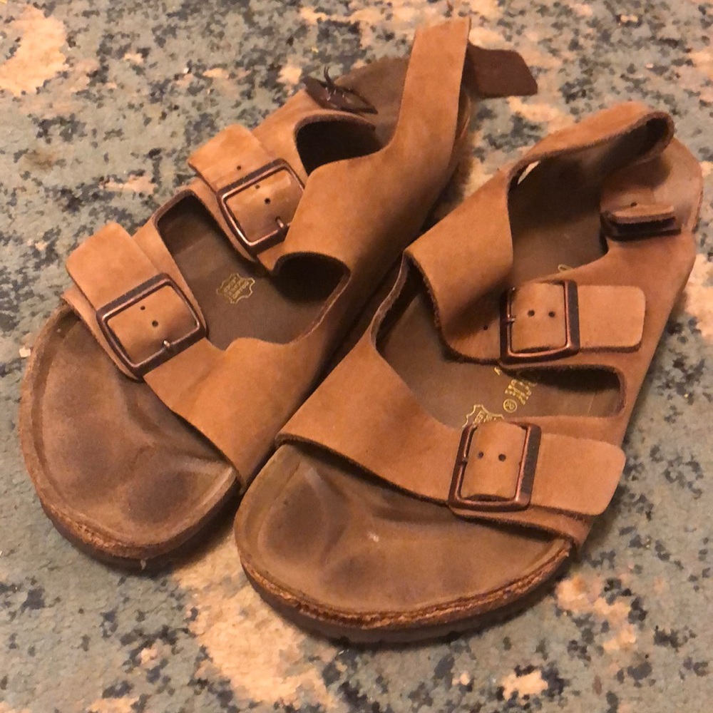 Birkenstock’s 9.5, size 42 eur